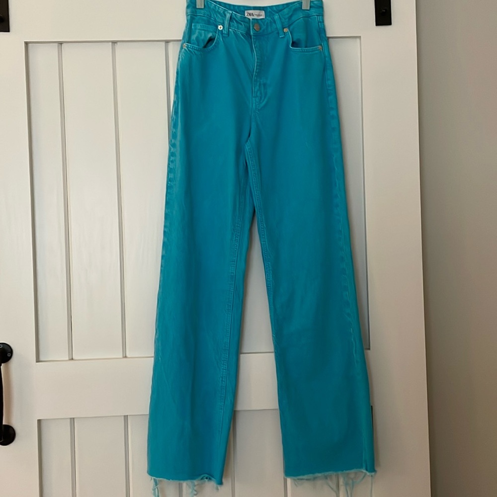 ZARA jeans, high-rise straight size 4